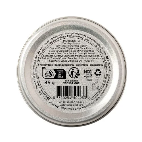 Naturalny kremowy dezodorant Soft Almond Sensitive We love the planet 35g