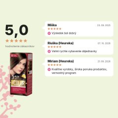 Farba na vlasy - zlatý gaštan č. 05 Aroma Color, hodnotenia zákazníkov