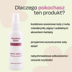 Perfumowany spray do ciała Diamond Rose Biofresh 150 ml