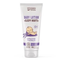 Dziecięce organiczne mleczko do ciała z lawendą Wooden Spoon 100ml
