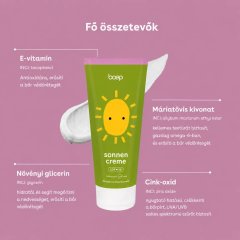 Természetes fényvédő az egész család számára spf 30 Boep 200ml