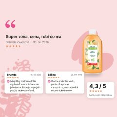 Mydlo na ruky - šťavnatý melón Aroma 900 ml, hodnotenia zákazníkov