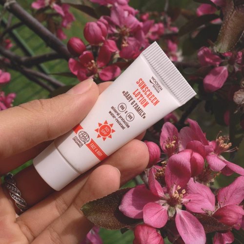 Minerálny opaľovací krém na telo a tvár Baby & Family SPF50 Wooden Spoon 10ml vzorka
