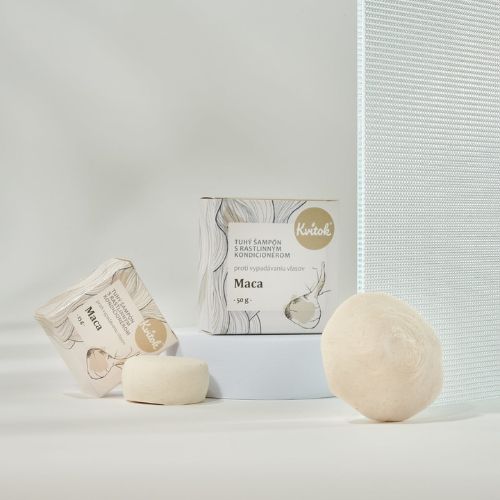 Tuhý šampon na vlasy Maca Kvitek 25g