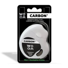 Expanding black dental floss WOOM 30m Expanding black dental floss WOOM 30m