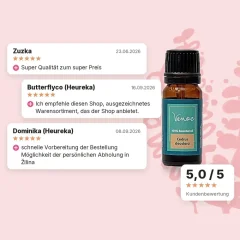 Ätherisches Zedernholzöl Venoc 10ml, Kundenbewertung