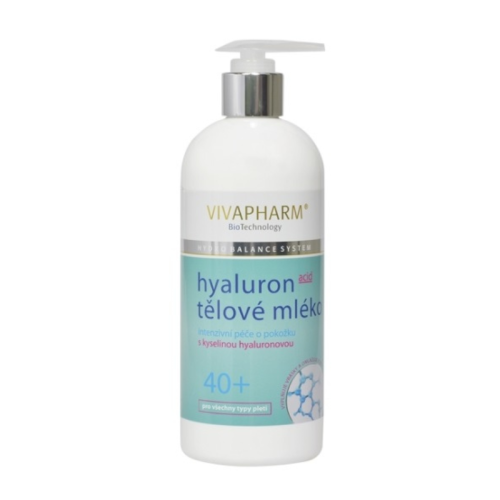 Telové mlieko s kyselinou hyalurónovou VIVAPHARM 400 ml
