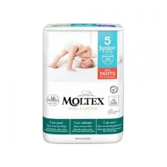 Moltex Pure & Nature Junior Windelhöschen zum Hochziehen 9 -14 kg 20 Stück