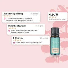 Esenciální olej Monarda Venoc 10 ml, hodnocení obchodu na Heurece