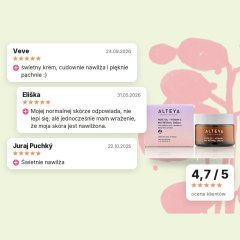 Nawilżający krem ​​do twarzy Luminous Rose Alteya Organics 50ml, ocena klientów