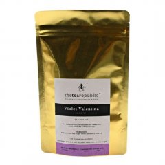 Sypaný čaj Violet Valentina vo vaku The Tea Republic 50g