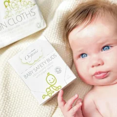 Organiczne patyczki kosmetyczne dla dzieci Simply Gentle  60ks