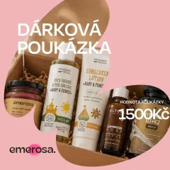 Dárková poukázka na nákup v eshopu Emerosa v hodnotě 1500Kč