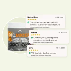Corbiceps - prírodný nakopávač s Cordycepsom Hrotlife 350g, hodnotenia Corbiceps - prírodný nakopávač s Cordycepsom Hrotlife 350g, hodnotenia