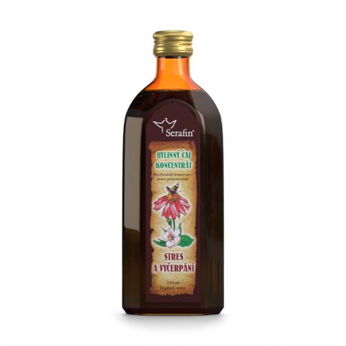 Stres a vyčerpání - čajový koncentrát Serafin 250ml