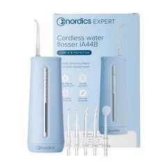Akumulátorová ústní sprcha - modrá- Nordics Water Flosser IA44B-NORDICS Akumulátorová ústní sprcha - modrá- Nordics Water Flosser IA44B-NORDICS