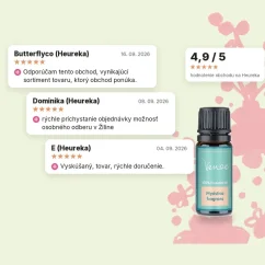 Esenciálny olej Muškátový oriešok Venoc 10 ml, hodnotenia zákazníkov