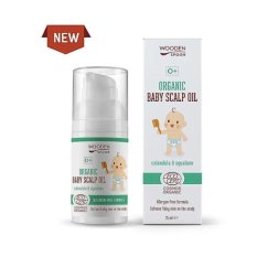 Organiczny olejek do dziecięcej skóry głowy Wooden Spoon 15ml Organiczny olejek do dziecięcej skóry głowy Wooden Spoon 15ml