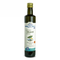 Extra panenský olivový olej organický Messara CHOP Kréta MANI 500ml