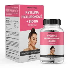 Kyselina hyaluronová + Biotin PREMIUM MOVit Energy 60 tobolek Kyselina hyaluronová + Biotin PREMIUM MOVit Energy 60 tobolek
