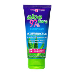 Aloe vera chladivý gel 97% po opalování v tubě VIVAPHARM 100 ml