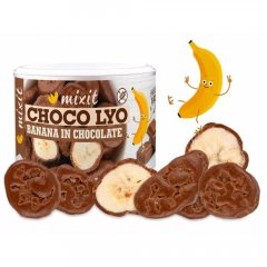 Chrumkavé banániky v čokoláde Mixit 170g