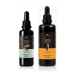 Jarný protokol: Reishi tinktúra 50ml a Chaga tinktúra 100ml (alergie) Hrotlife