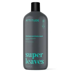 Férfi korpásodás elleni sampon és testszappan (2in1) Super leaves Attitude 473ml