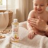 Organický sprchový olej na odstránenie SPF krému Mango Baby & Family Wooden Spoon 200ml