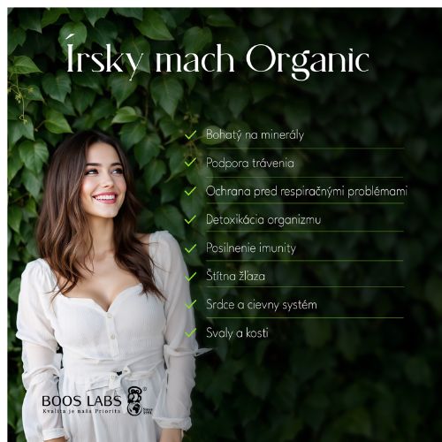 Irský mech Organic BOOS LABS 120cps