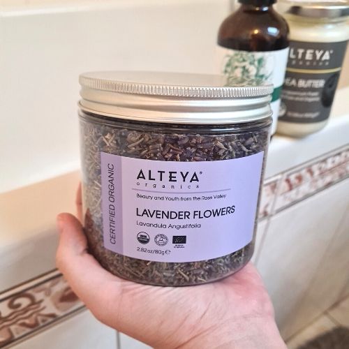 Naturalnie suszone kwiaty lawendy 80 g Alteya Organics
