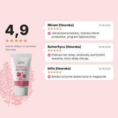 Organiczny kremowy dezodorant Flowers z innowacyjnym aplikatorem Wooden Spoon 40 ml, ocena sklepu w serwisie Heureka