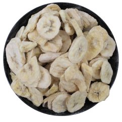 Liofilizowane plasterki banana Liofilizowane plasterki banana