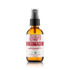 Růžová voda Bio z růže stolité ve skle (Rosa Centifolia) 60 ml