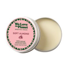 Prírodný krémový dezodorant Soft Almond Sensitive We love the planet 35g Prírodný krémový dezodorant Soft Almond Sensitive We love the planet 35g