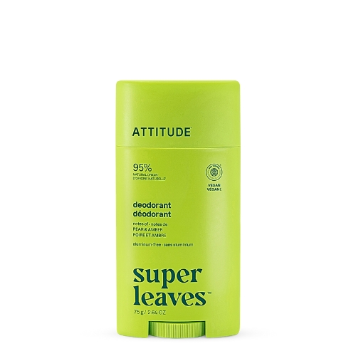 Natural deodorant Attitude pear & amber 75g