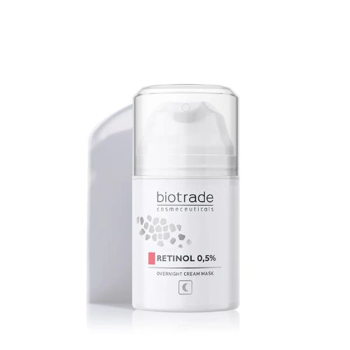 Nočná krémová maska na pleť s 0,5% retinolom Biotrade 50ml