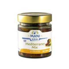 Středomořská směs v olivovém oleji organická MANI 190g