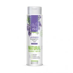 Prírodný šampón z levandule na citlivú pokožku hlavy proti lupinám Ina Essential 200ml