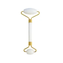 Massage roller for the face made of white marble Venoc