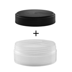 Kunststoffdose für Balsam transparent Emerosa 50ml