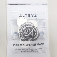 Celulózová maska na obličej Alteya Organics 5 ks