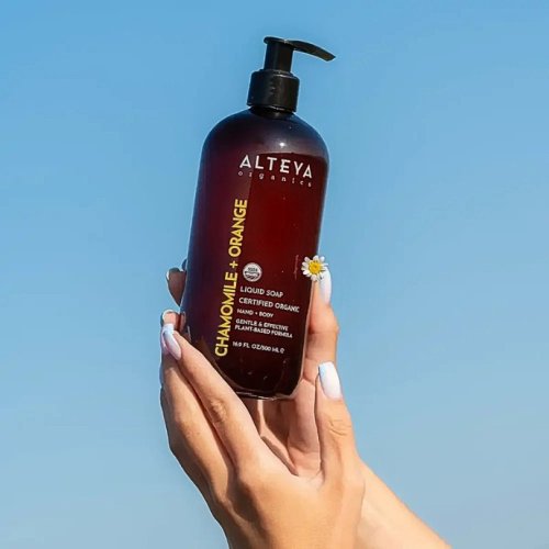 Flüssigseife Kamille und Orange Alteya Organics 500 ml