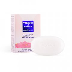 Mýdlo s organickým růžovým olejem probiotické YOGHURT OF BULGARIA 100 g