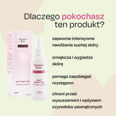 Zmiękczający olejek do ciała do suchej skóry Diamond Rose Biofresh 150 ml