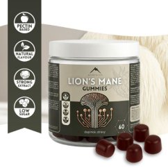 Żelki z ekstraktem z Lion´s mane o smaku malinowym Hrotlife 60pcs.