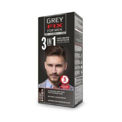 Farba pre mužov na vlasy, bradu a fúzy - svetlohnedá Grey Fix Farba pre mužov na vlasy, bradu a fúzy - svetlohnedá Grey Fix