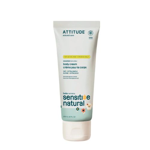 Hydratačný upokojujúci detský krém ATTITUDE s ovsom - pre citlivú pokožku 200ml