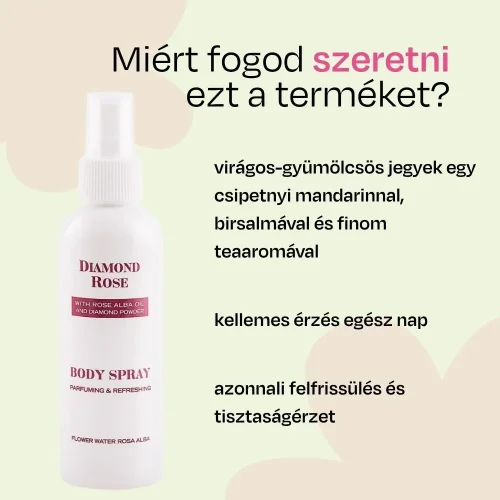 Perfumowany spray do ciała Diamond Rose Biofresh 150 ml