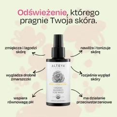 Woda różana w sprayu w butelce - Alteya Organics 100 ml